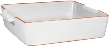 2 Qt Espinho White Square Baker W/Handles