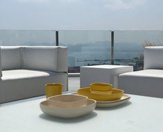 Biobu [by Ekobo] 50 oz Gusto Side Bowl, White N4