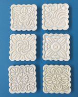 Giftshop12 Moon Cake Mold Traditional White Square Cookie Cutter Mold Extra Large 250g N3