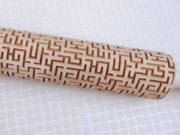 LABYRINTH rolling pin and cookie cutter