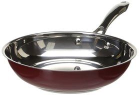KitchenAid KCS60LCER Stainless Steel 6.0-Quart Low Casserole with Lid Cookware - Empire Red N30