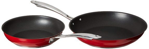 KitchenAid KCS60LCER Stainless Steel 6.0-Quart Low Casserole with Lid Cookware - Empire Red N31