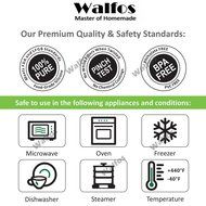 Walfos Silicone Baking Mat-Set of 2 Half Sheet (Thick &amp; Large 11 5/8&quot; x 16 1/2&quot;) - Non Stick Platinum Silicon... N8