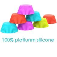 Silicone Baking Cups Purefly Cupcake Liners Muffin Cake Molds Sets 24 pack N4