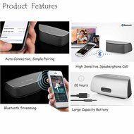 JB.lab HRS-10XB Full Range Bluetooth Speaker High Resolution Series HiFi Sound Silver N4