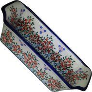 Polish Pottery Ceramika Boleslawiec 1207/282 Royal Blue Patterns 6-Cup Bread Meatloaf Baker, 12-3/4 by 5-3/8-Inch...