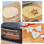 ASSIS 21pcs Stainless Steel Star Heart Flower Cake Mold Biscuit Cookie Cutters Baking Mold Love Stars Based Series...