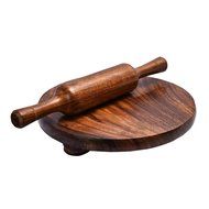 Chakla Belan, Sheesham Wood Rolling Pin and Board, Tortilla Rolling Pin and Board, Chapati Maker