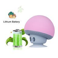 iSTYLE Mini Mushroom Style Bluetooth Wireless Speaker With Suction Cup &amp; Built-in Microphone Compatible with Most... N26