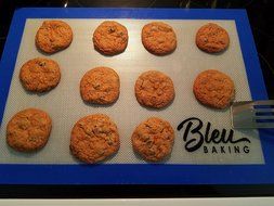 Bleu Baking Silicone Mat (2 Pack) &ndash; Non-Stick Silicone Mat For Rolling Dough, Baking Cookies, Pastries &amp; Artisanal... N2