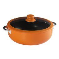 Non-Stick Round Casserole Size: 5.5&quot; H x 12.01&quot; W x 12.01&quot; D