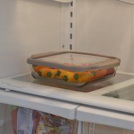 Anchor Hocking 3-Quart Glass Baking Dish with Pepper Grey TrueFit Lid N10