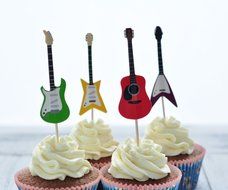 BeBeFun Cupcake Decorative Toppers Cowboys Shape Cupcake Decorating Tools for Party Supplies 24 Pieces in Pack... N6