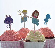 BeBeFun Cupcake Decorative Toppers Cowboys Shape Cupcake Decorating Tools for Party Supplies 24 Pieces in Pack... N12