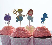 BeBeFun Cupcake Decorative Toppers Cowboys Shape Cupcake Decorating Tools for Party Supplies 24 Pieces in Pack... N13