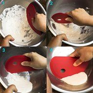 Zoie + Chloe Multi-Purpose Silicone Scraper - Bowl Dough Icing Dish Pot Pan &amp; More N5