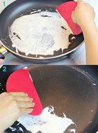 Zoie + Chloe Multi-Purpose Silicone Scraper - Bowl Dough Icing Dish Pot Pan &amp; More N6