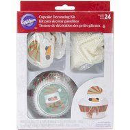 Wilton 415-1821 Cupcake Decorating Kit, Snowman