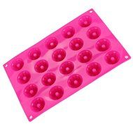 Adorable 20 Slot Mini Chiffon Bundt Savarin Cake Cupcake Silicone Tray Mold