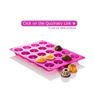 Adorable 20 Slot Mini Chiffon Bundt Savarin Cake Cupcake Silicone Tray Mold N3