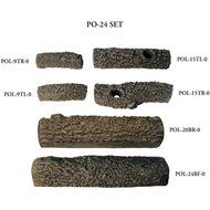 Peterson Gas Logs 24-inch Post Oak Logs Only No Burner N2