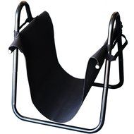 Amagabeli Fireplace Log Holder with Canvas Carrier , Black N2