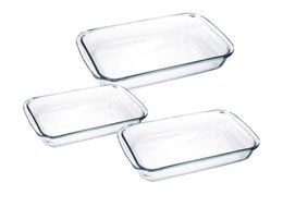 Marinex 3-Piece Rectangular Baking Dish Set, Gift-Boxed