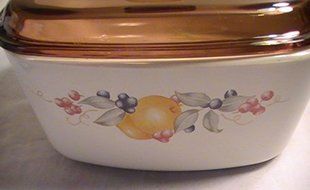 Corning Corelle Abundance 1 1/2 Qt. (1.5L) Casserole Dish with Lid N2