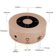 Wingco Portable Bluetooth Speaker with Built-in Mic-Touch Screen Design,Hands Free Phone Call, Switching Easily... N5
