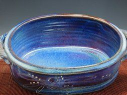 Baking/Casserole Dish, Wheel Thrown, Handmade N4