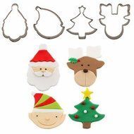 Autumn Carpenter Designs Cutie Fondant Cutter Set - Christmas