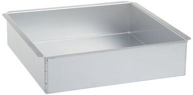 Ateco 6 by 6 by 3-Inch Professional Square Baking Pan N2