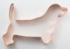 The Basset Hound Copper Cookie Cutter