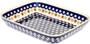 Polish Pottery Baking Dish 8"x10"
