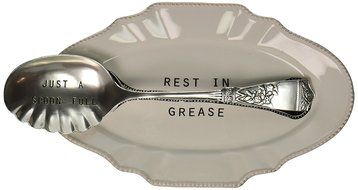 Mud Pie Spoon Rest Set, White N2