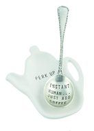 Mud Pie Spoon Rest Set, White N4