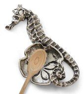 Mud Pie Spoon Rest Set, White N5