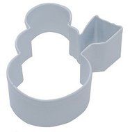 R &amp; M Snowman Cookie Cutter - Broom - White