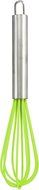 Final Essentials&reg; Small 9" Stainless Steel Handle Colored Silicone Egg Whisk Lime Green