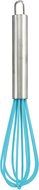 Final Essentials&reg; Small 9" Stainless Steel Handle Colored Silicone Egg Whisk Lime Green N3