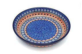 Polish Pottery Baker - Pie Dish - Aztec Sun