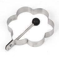 uxcell Stainless Steel Kitchen Non-stick Frying egg Mold Mould Omelette Egg Pancake Ring Shaper with Collapsible... N21