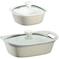 CorningWare Etch 4 piece Set Sand Vertical 1116456