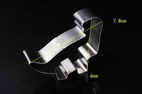 Yatim 4pcs Stainless Steel Dinosaur Shape Cookie Biscuit Fondant Cookie Cutter Mold for Baking Mold N2