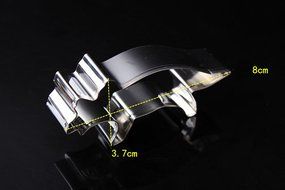 Yatim 4pcs Stainless Steel Dinosaur Shape Cookie Biscuit Fondant Cookie Cutter Mold for Baking Mold N3