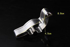 Yatim 4pcs Stainless Steel Dinosaur Shape Cookie Biscuit Fondant Cookie Cutter Mold for Baking Mold N4