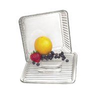 Anchor Hocking 12 Cup Square Glass Bake And Keep With Glass Cover N2