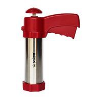 Saken Stainless Steel Cookie Press Gun Set with Plastic Easy-Grip Trigger Handle, Deluxe II Premium Grade Kit,... N3