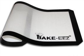 Silicone Baking Mat with Oven Mitt Set &ndash; Non Stick and Heat Resistant &ndash; Our Square Half Sheet 16 5/8 X 11&rdquo; Mat... N12
