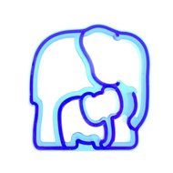 Elephant-Shaped Sandwich Cutter Cookie Biscuit Cutter - Blue by Generic